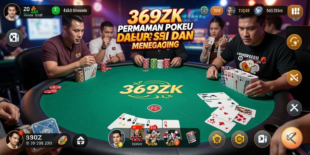 Tampilan menarik dari gameplay Poker di 369ZK.