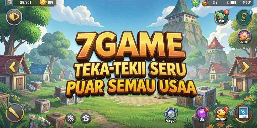 Tampilan gameplay 7GAME yang seru dan menantang teka-teki.
