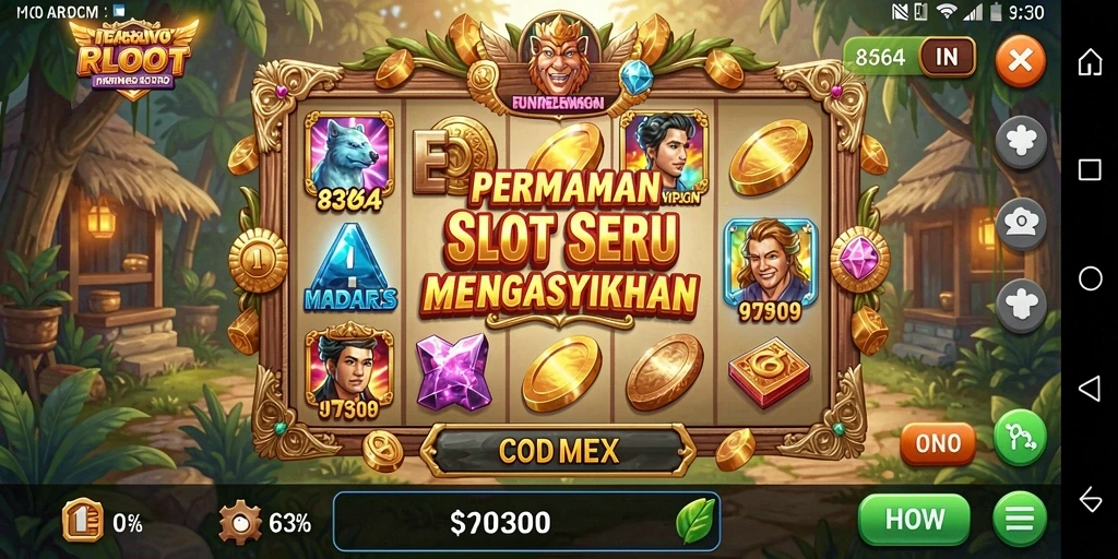 Tampilan gameplay menarik dan memikat dari 8364.