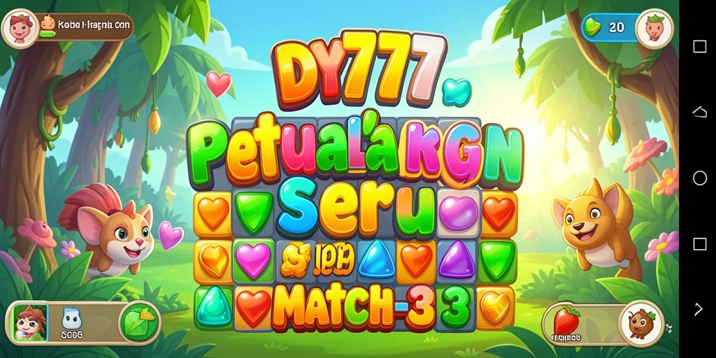 Gameplay seru dari DY777 dalam permainan Match-3.