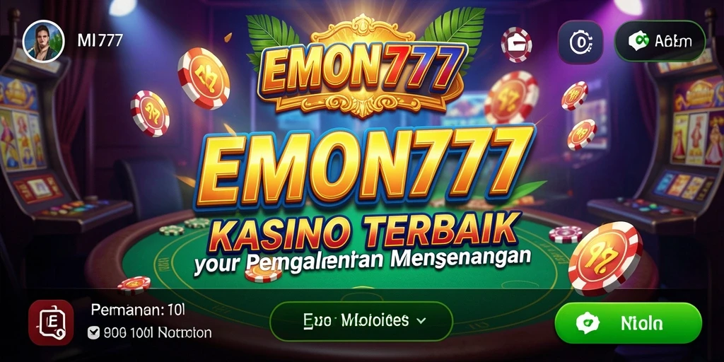 Screenshot game Kasino EMON777 yang menampilkan keseruan permainan.