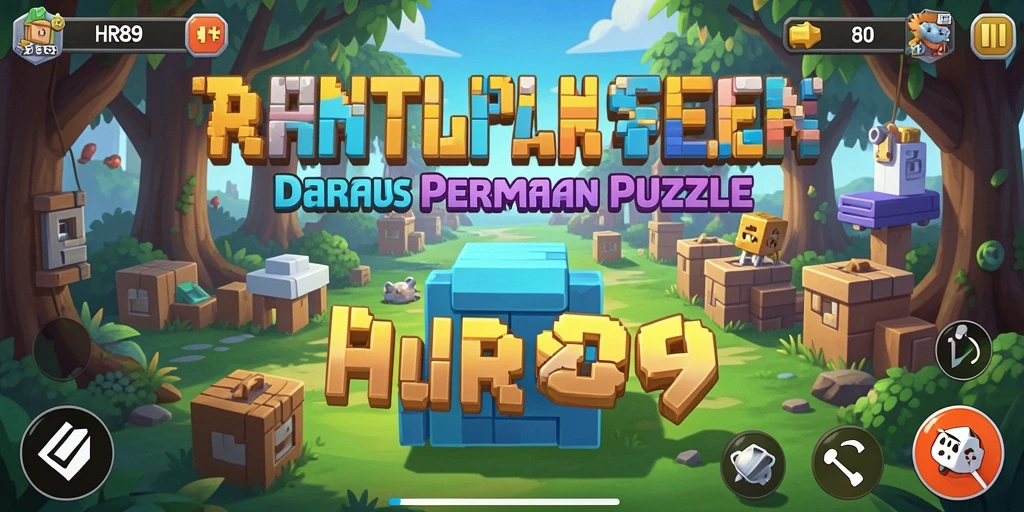 Tangkapan layar dari HR89 menampilkan gameplay teka-teki yang menarik.