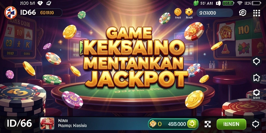 Screenshot gameplay ID66 menampilkan keseruan bermain Kasino yang nyata.