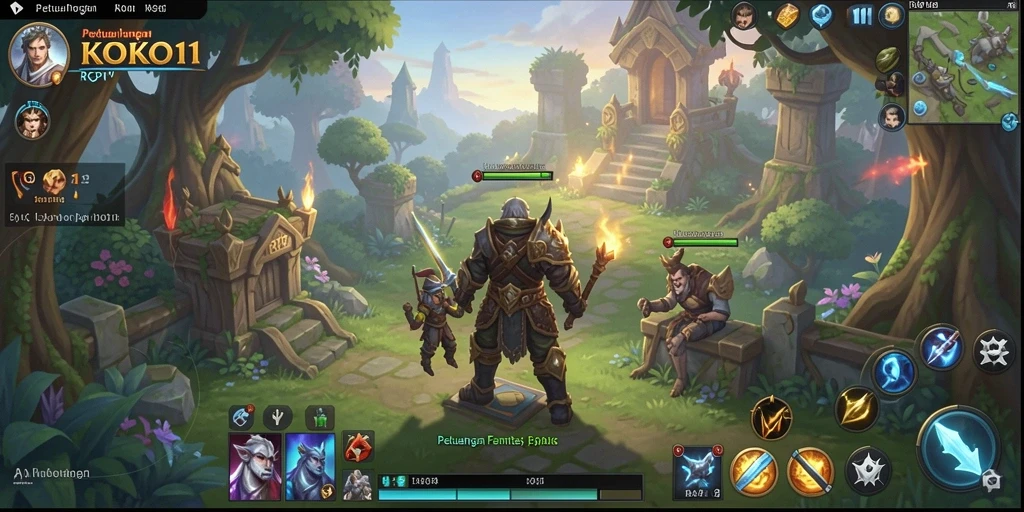 Tampilan gameplay seru KOKO11 yang menampilkan petualangan epik.