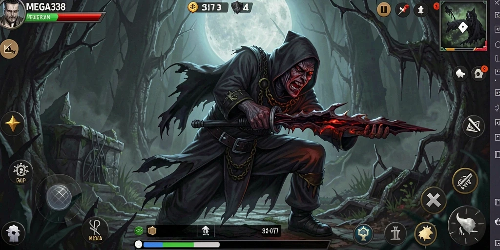 Gameplay mengerikan dengan suasana yang menakutkan dan penuh ketegangan.