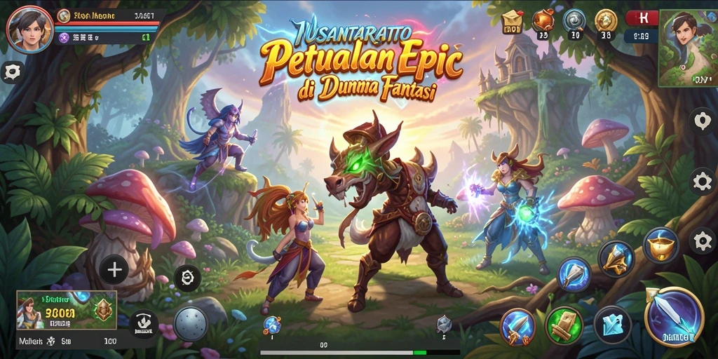 Screenshot gameplay NUSANTARATOTO yang menunjukkan aksi petualangan seru.