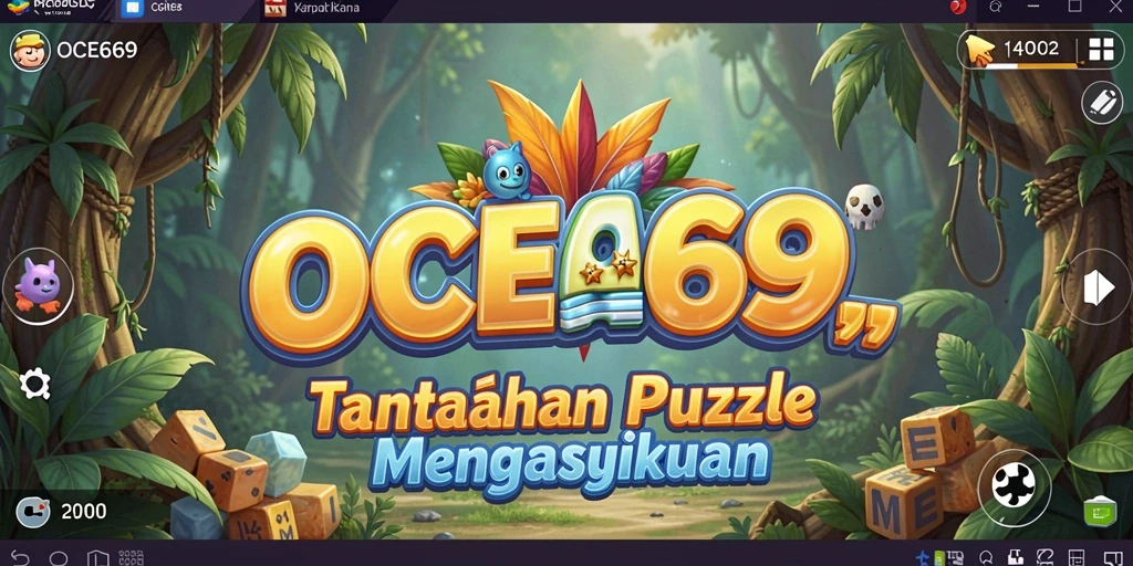 Tangkapan layar utama OCE69 menampilkan gameplay yang seru dan menantang.