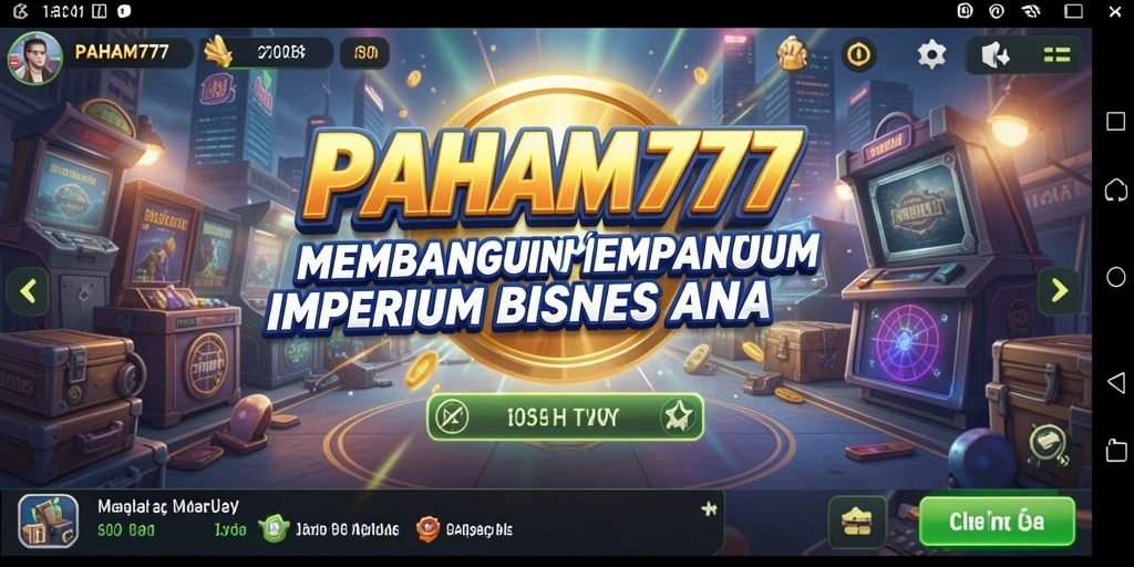 Tampilan screenshot utama PAHAM777 yang menunjukkan pengelolaan bisnis Tycoon.