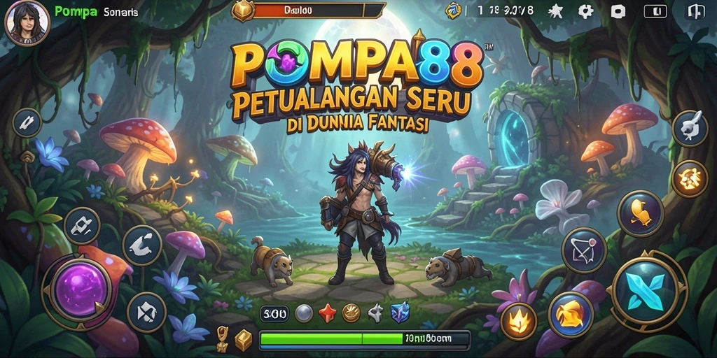 Screenshot gameplay POMPA88 dengan aksi seru dalam petualangan.