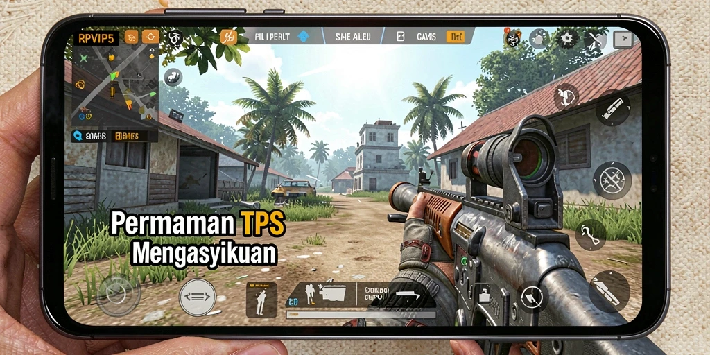 Tangkap momen seru gameplay RPVIP5 dalam aksi TPS.