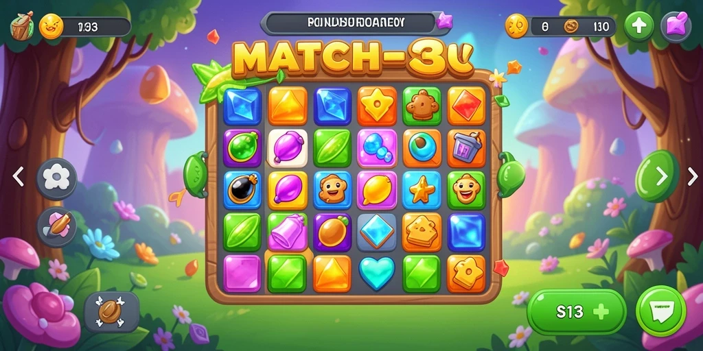 Tampilan gameplay S13 yang menantang dan penuh warna.