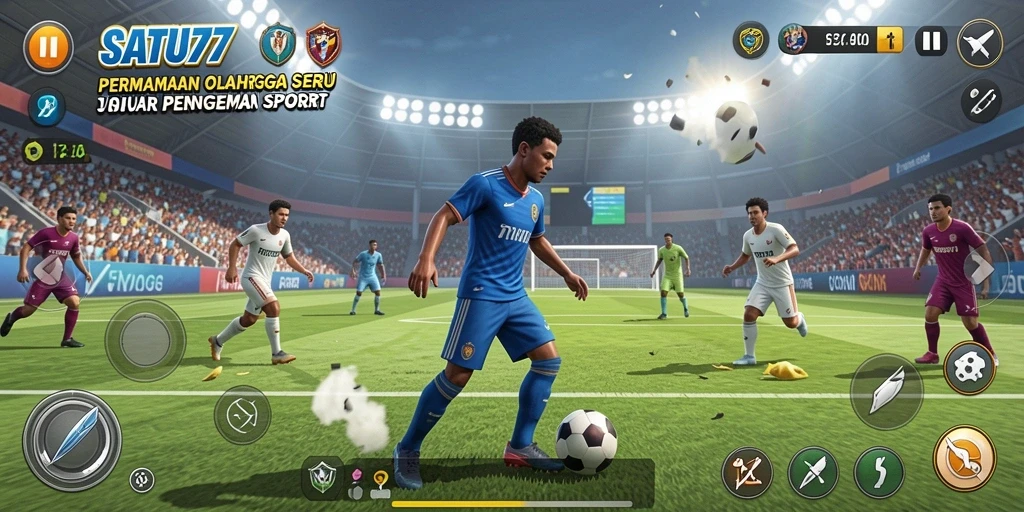 Tampilan gameplay SATU77 yang menarik dan dinamis.