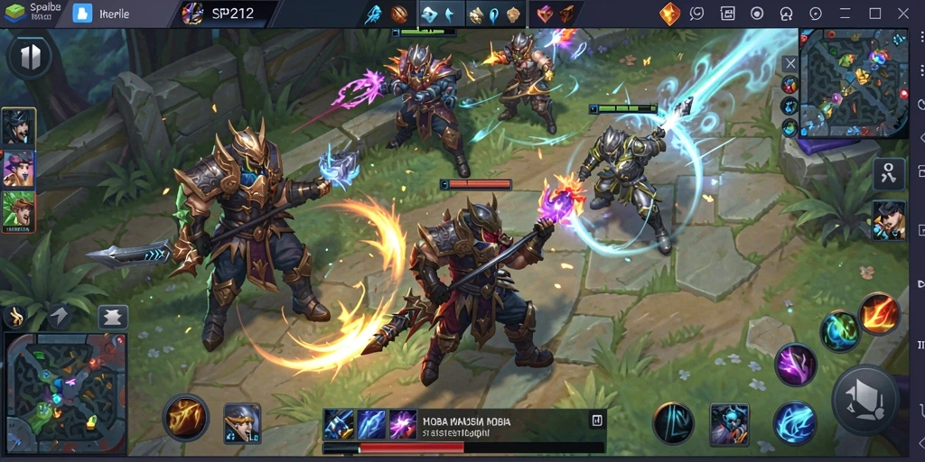 Gameplay menarik dengan aksi tim yang intens di SP212.
