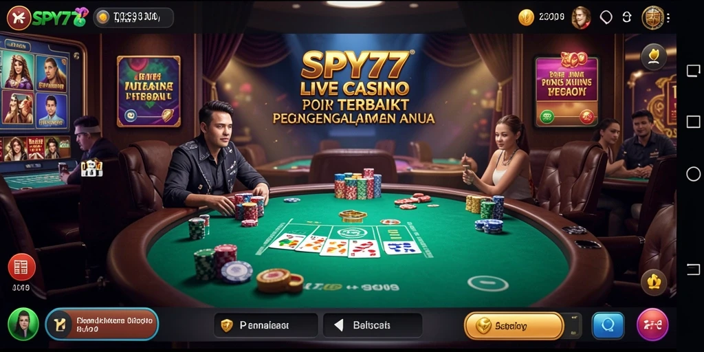 Gameplay Live Casino SPY77 yang menarik dan interaktif.
