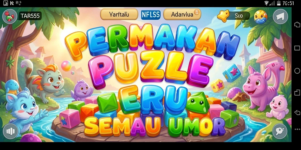 TAR555 menampilkan gameplay menarik dengan desain puzzle yang menantang.