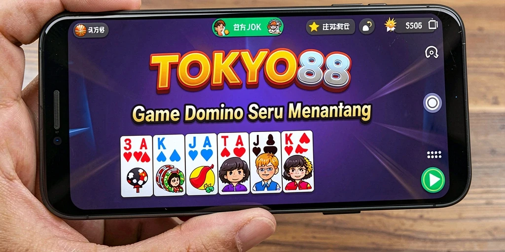 Tangkapan layar gameplay domino di TOKYO88 yang seru.