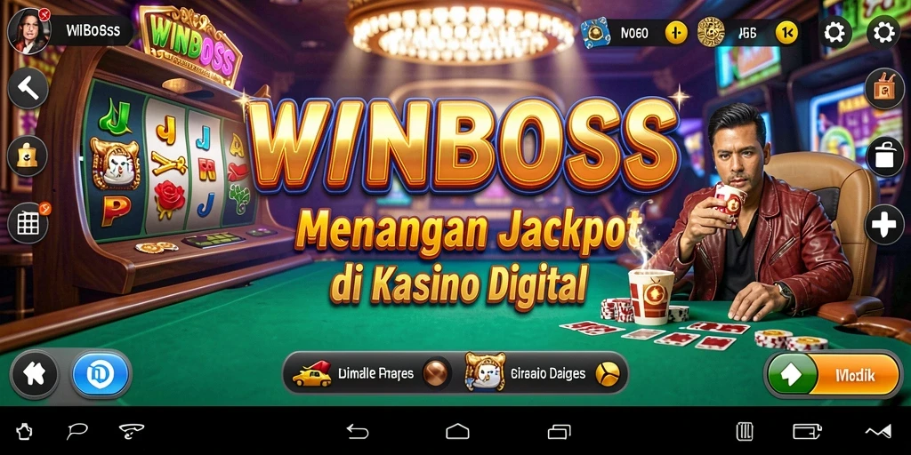 Tampilan menarik dari gameplay WINBOSS yang penuh warna.
