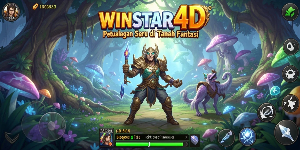 Tampilan gameplay <strong>WINSTAR4D</strong> yang memikat dengan dunia petualangan yang luas.