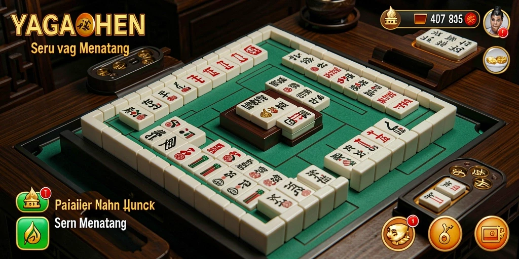 Tampilan gameplay YAGAOHEN yang penuh warna dan menarik.